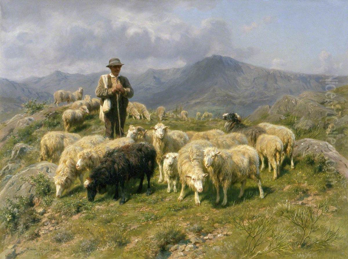 Shepherd of the Pyrenees Oil Painting by Rosa Bonheur