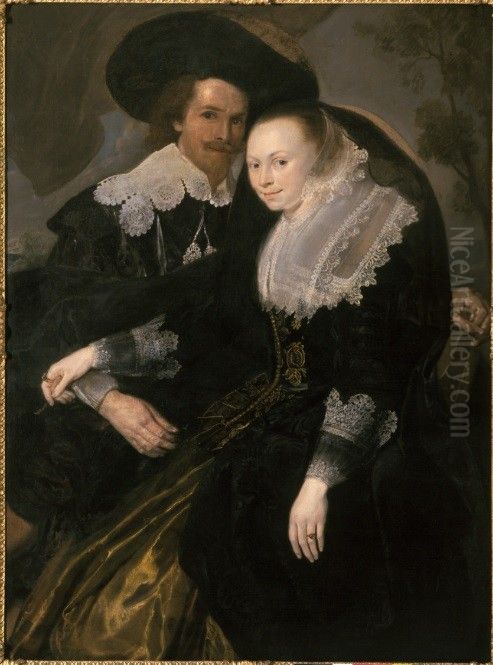 Portrait of Isabella Brant Oil Painting by Sir Anthony Van Dyck