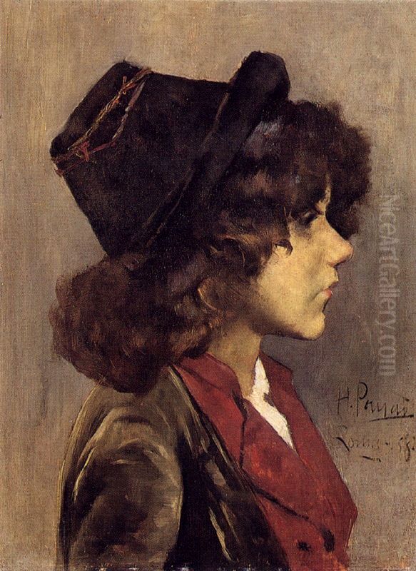 -Neapolitan boy Oil Painting by Henrique Pousao