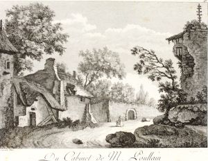 Cottages along a road