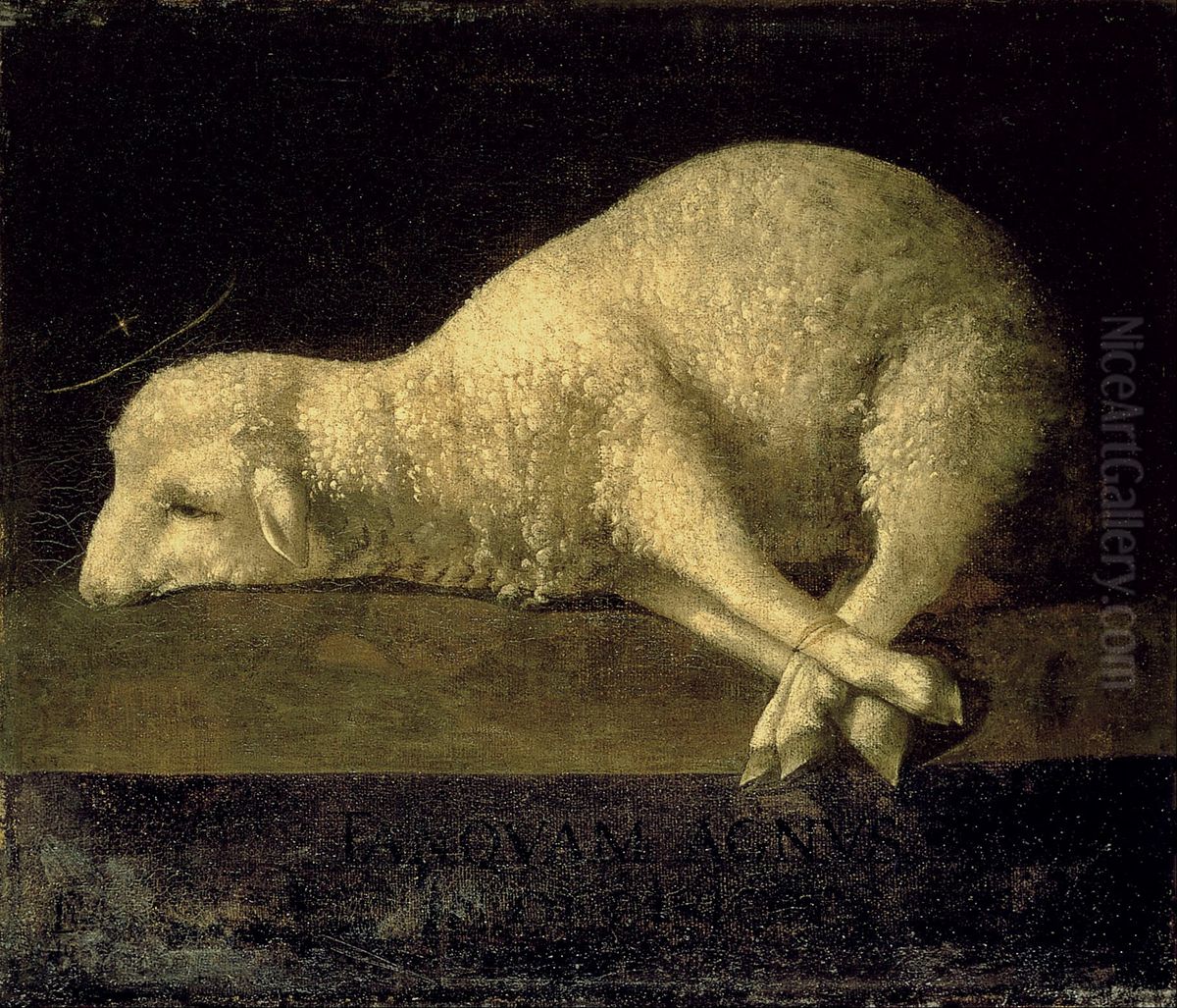 Agnus Dei Oil Painting by Francisco De Zurbaran