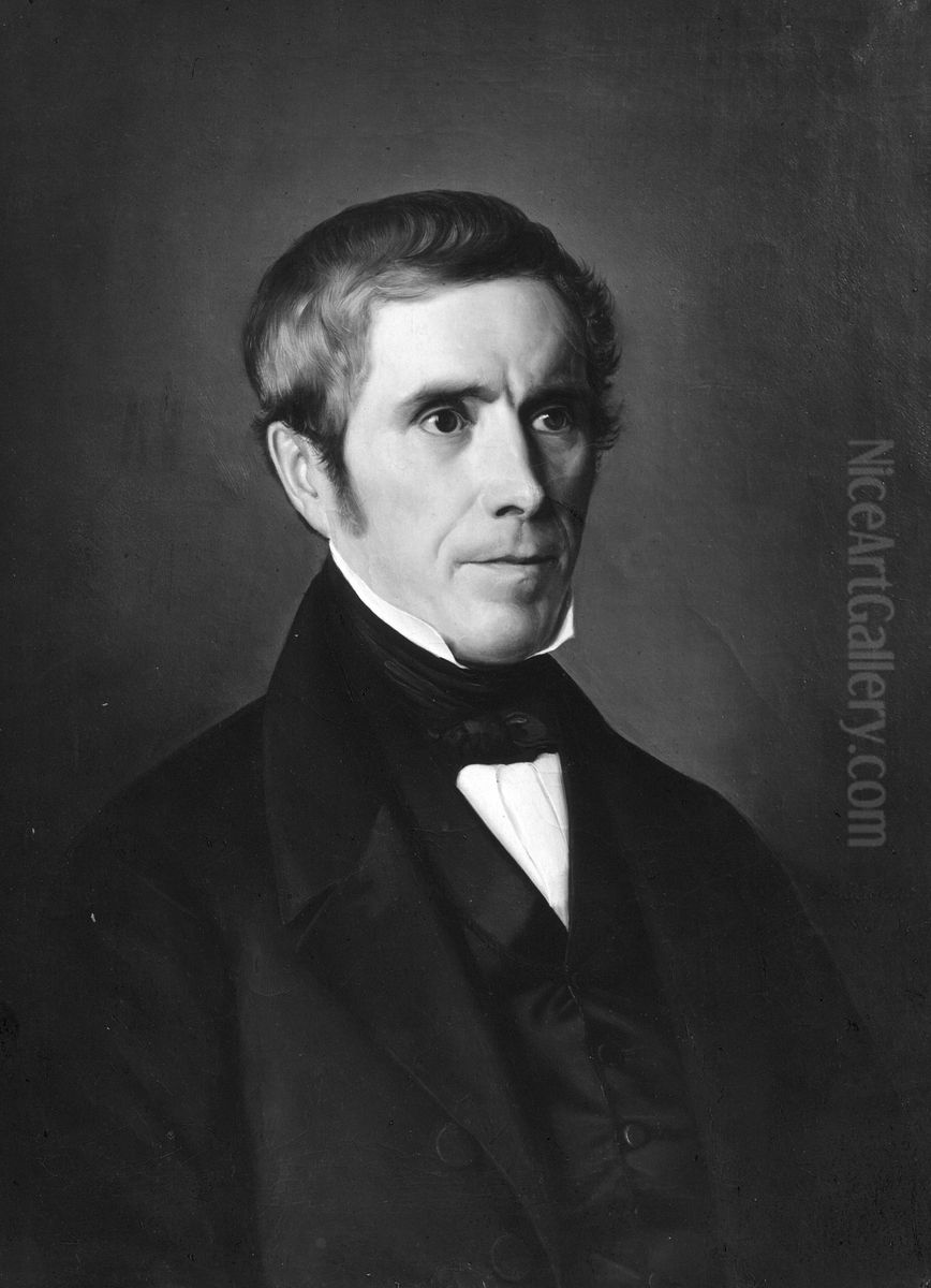 Johannes Flintoe Oil Painting by Adolph Tidemand