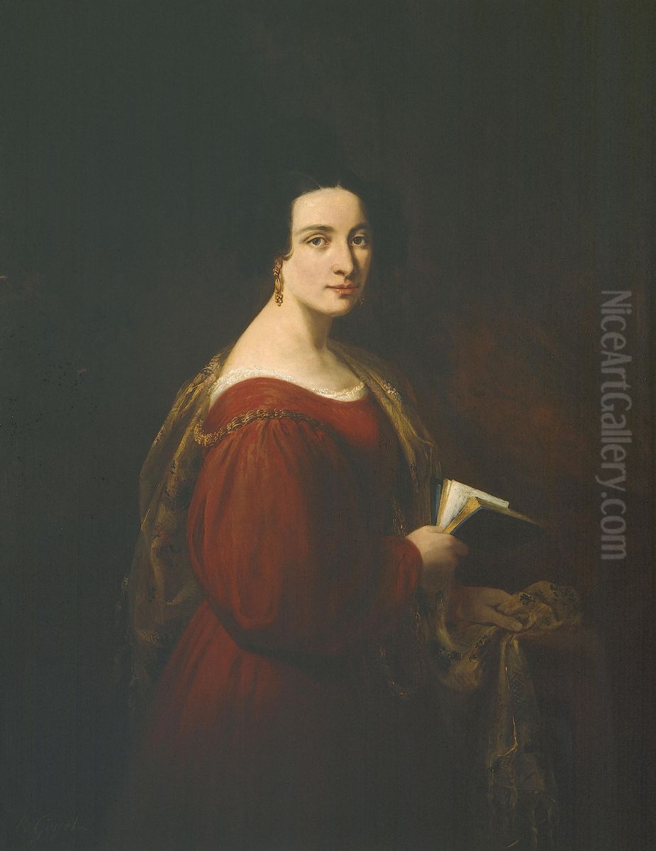 Louise Bechet Oil Painting by Eugene Goyet