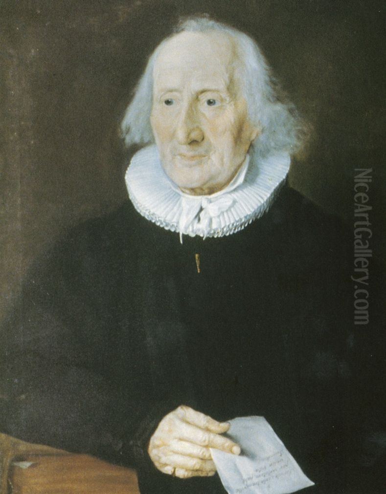 Gerhard Gunnerus Bergh Oil Painting by Mathias Stoltenberg