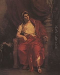 Talma als Nero in >>Britannicus<<