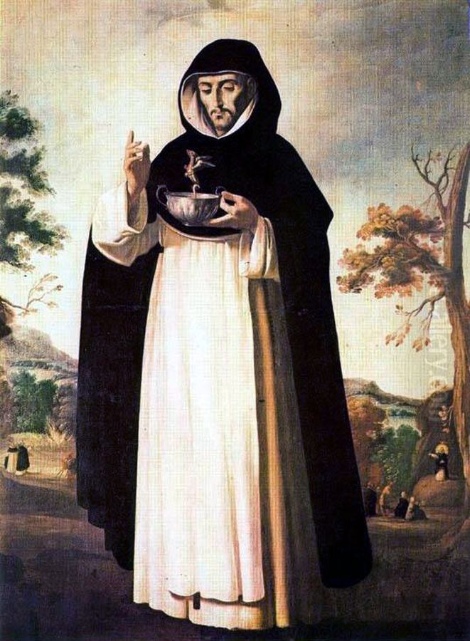 St. Louis Bertrand Oil Painting by Francisco De Zurbaran