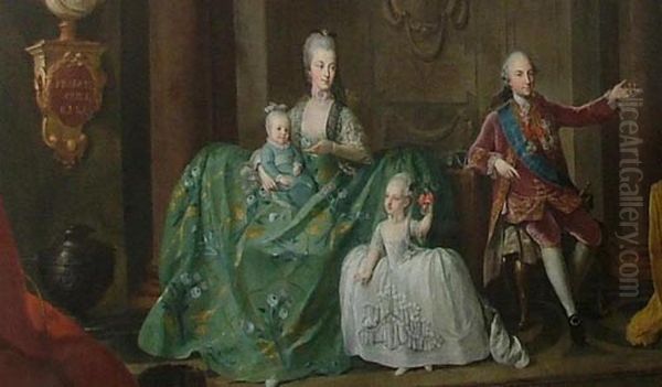 Portrait of the Ducal Family of Parma Oil Painting by Johann Zoffany