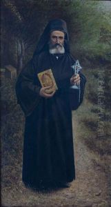 Portrait of hegumen Spyridon.