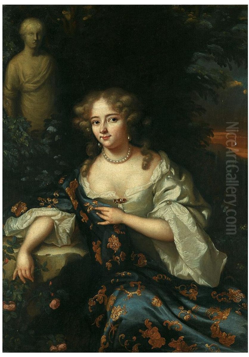 Portrait of an unknown woman Oil Painting by Aleijda Wolfsen