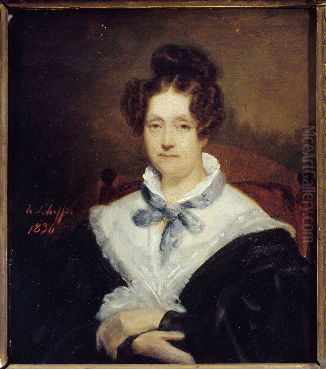 Portrait of Cornelia Scheffer-Lamme Oil Painting by Hendrik Scheffer