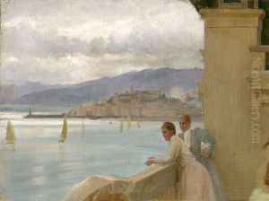 Artist's Wife and Emelie von Etter in Cannes Artist's Wife and Emelie von Etter in Cannes