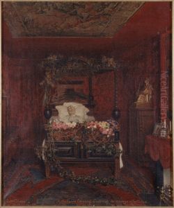 Victor Hugo sur son lit de mort
