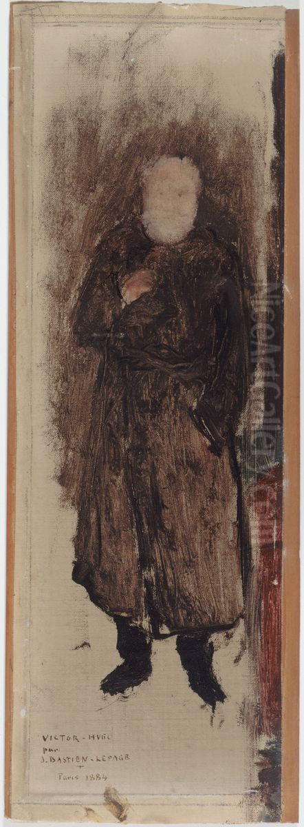 Victor Hugo Oil Painting by Jules Bastien-Lepage