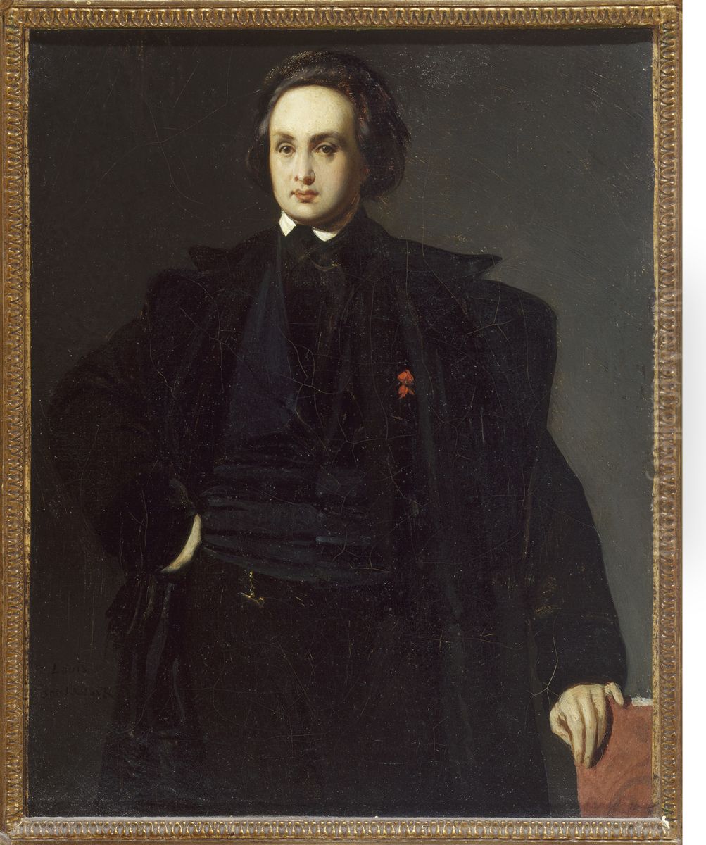 Victor Hugo Oil Painting by Louis Boulanger