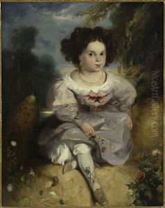Leopoldine Hugo a l'age de quatre ans