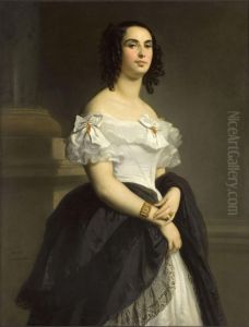 Portrait of Adele Hugo (1803-1868)