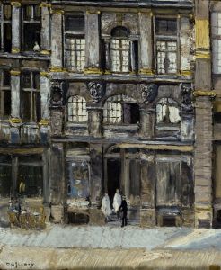 Maison occupee par Victor Hugo sur la Grand' Place a Bruxelles en 1851 et 1852