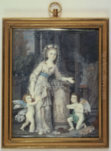Portraits d'Aglae de Polignac, duchesse de Guiche, et de ses freres