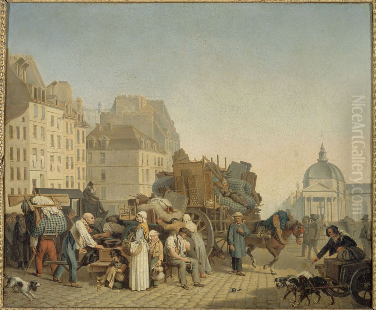 The movings Oil Painting by Louis-Leopold Boilly