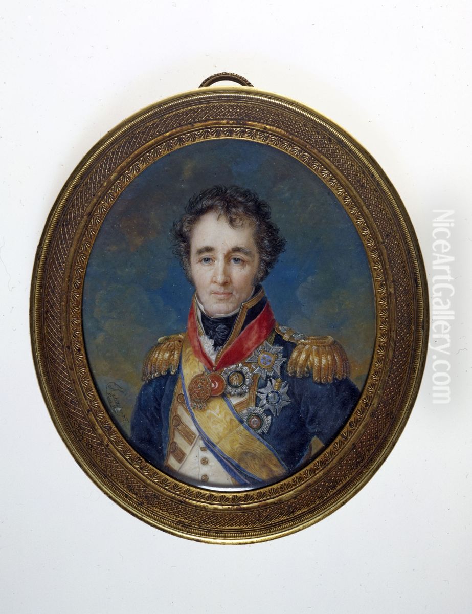 L'Amiral Sir Sidney Smith Oil Painting by Louis-Marie Autissier
