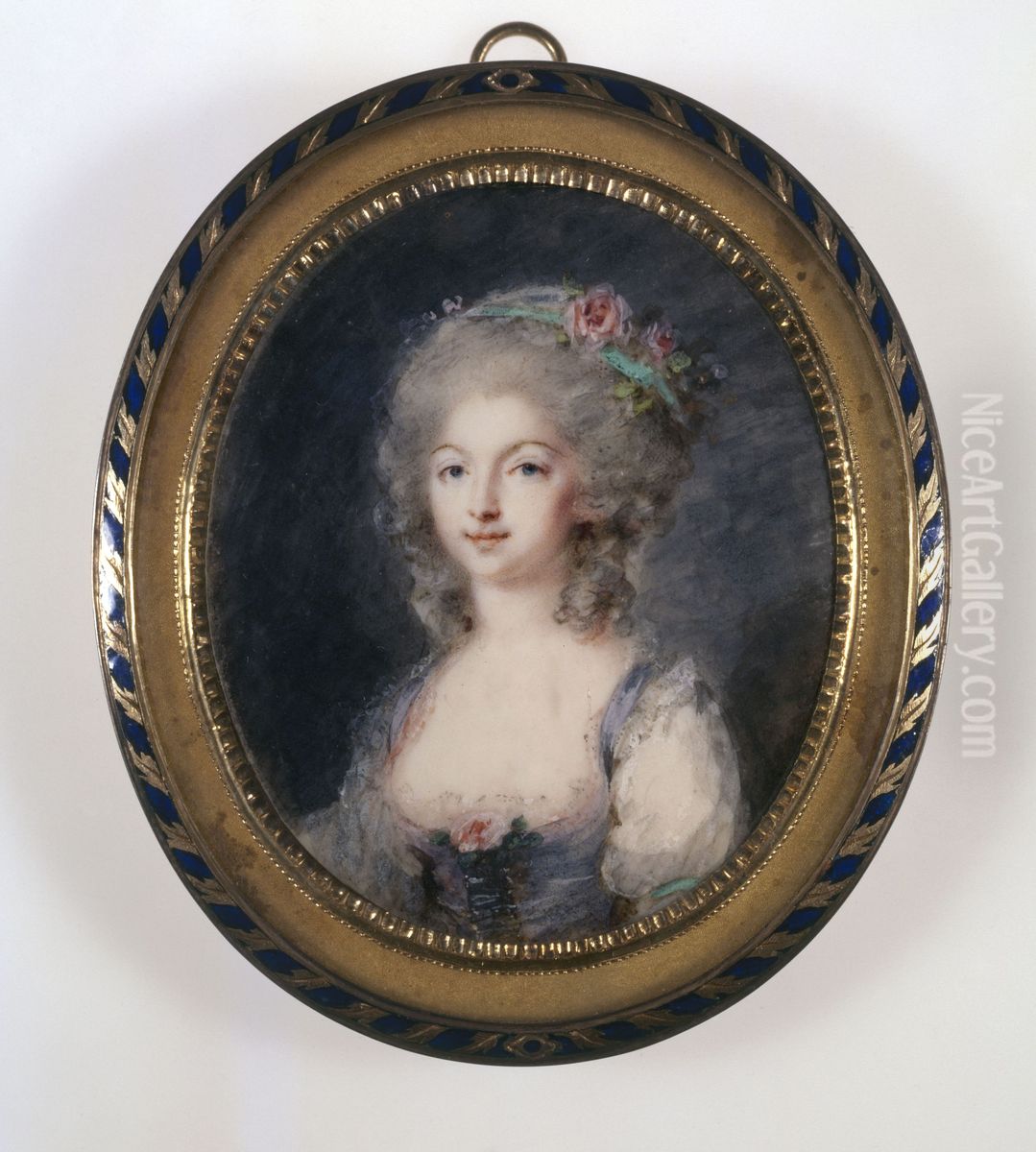 Portrait de Lucie Hall Oil Painting by Peter Adolf Hall