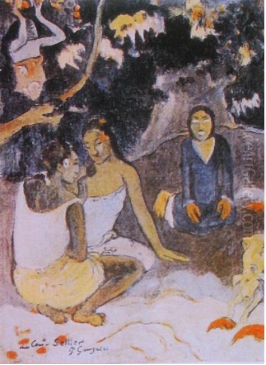 Contes barbares Oil Painting by Paul Gauguin