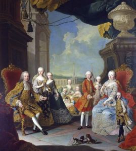 Franz I. Stephan und Maria Theresia im Kreise der Familie