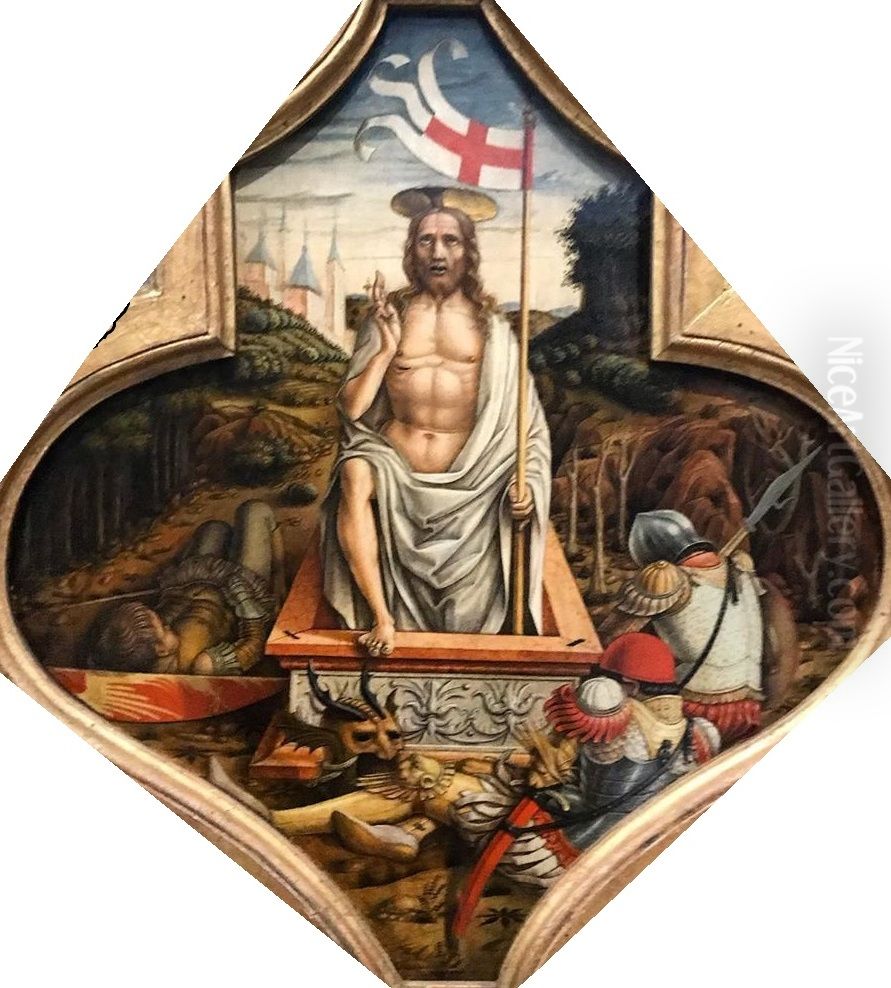 Resurrection Oil Painting by Carlo Crivelli