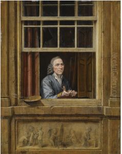 Self-Portrait in a Window