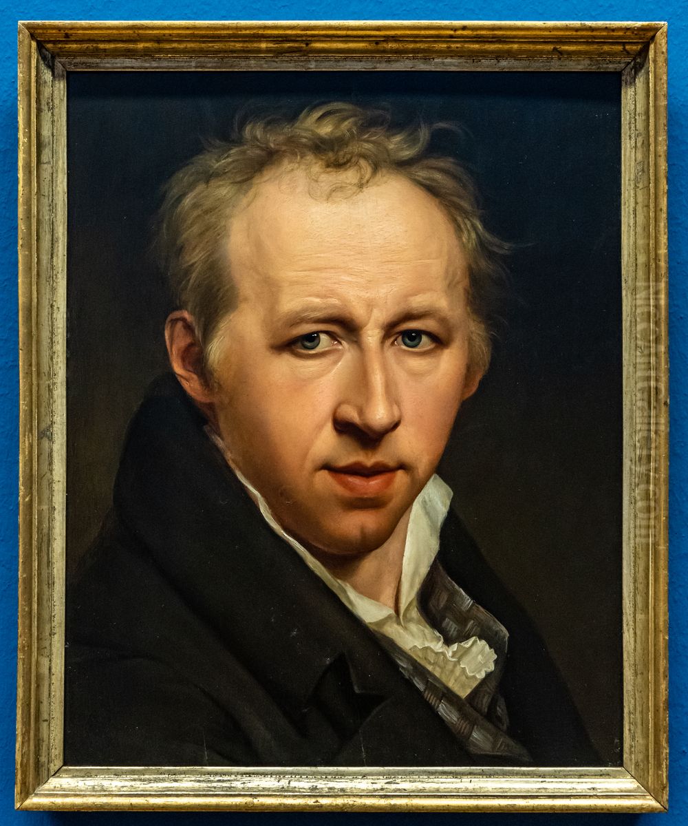 Selbstbildnis by Johann Christoph Rincklake Oil Painting by Johann Christoph Rincklake