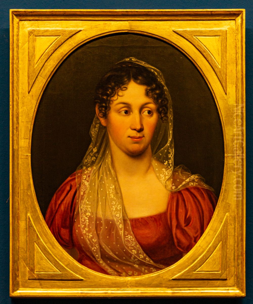 Maria Anna Bucholtz, geb. Detten Oil Painting by Johann Christoph Rincklake