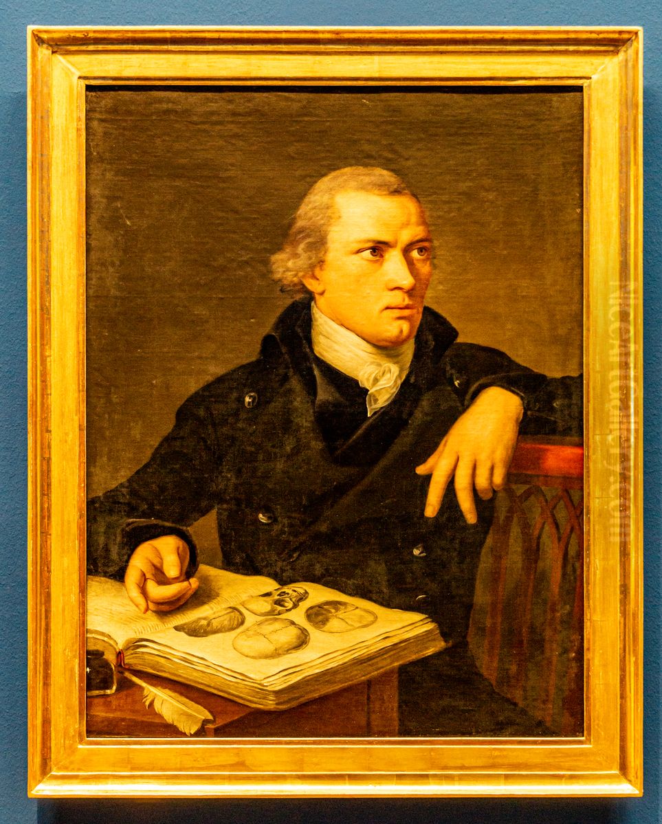 Portrat eines Naturwissenschaftlers Oil Painting by Johann Christoph Rincklake