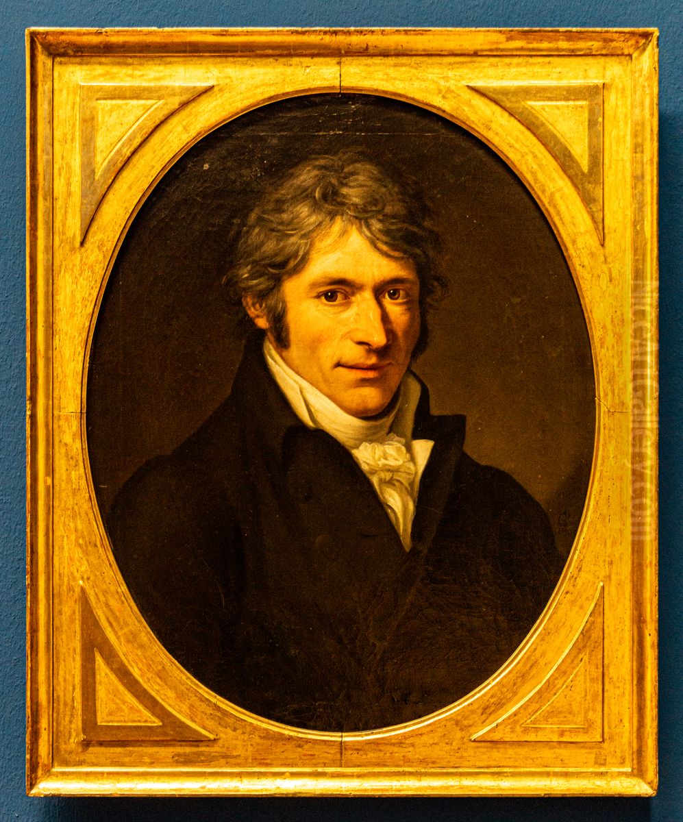 Johann Christoph Schluter Oil Painting by Johann Christoph Rincklake