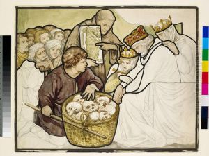 The Story of St George - The Skulls brought to the King