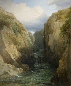 Gorge And River In Ireland