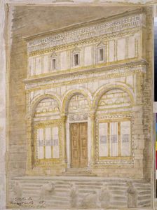 Firesole  - West Front Of The Badia