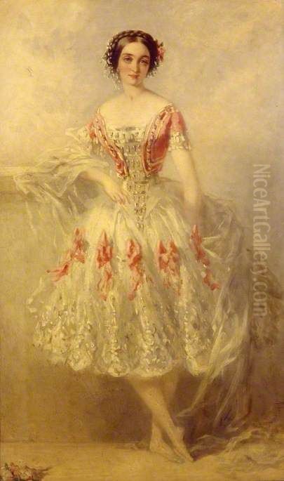 Portrait of Marie Adeline Plunket Oil Painting by Richard Buckner