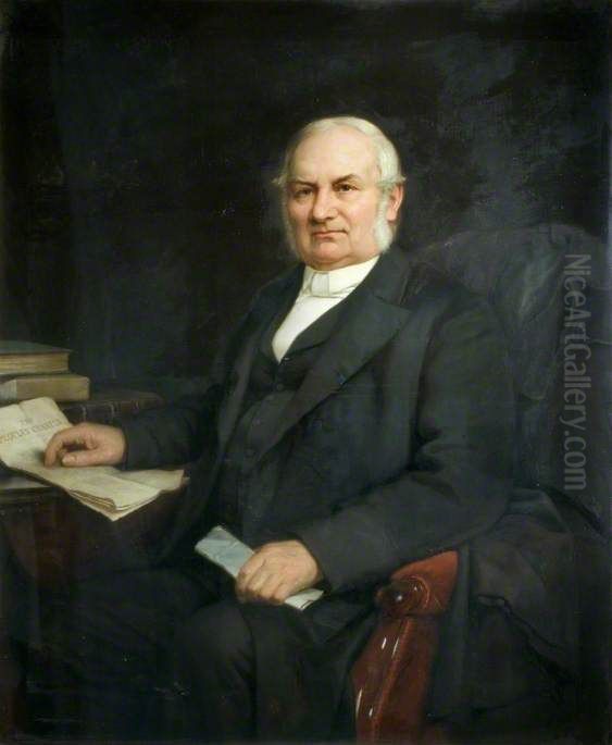 Portrait Of The Rev. Arthur G. O'Neill (1819-1896) Oil Painting by Jonathan Pratt