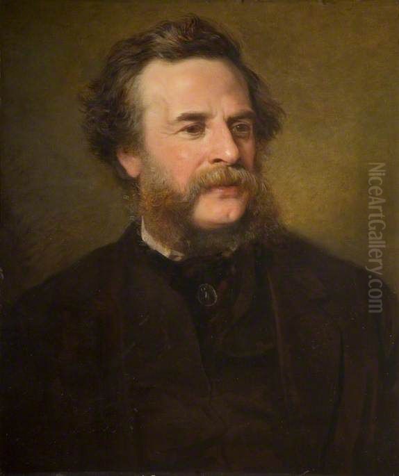 Portrait of Joseph Moore (1817-1892) Oil Painting by William Thomas Roden