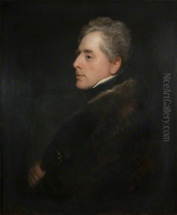 Portrait Of William Phipson ( 1770-1845 ) Oil Painting by Thomas Phillips