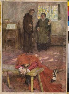 Illustration to Romeo and Juliet Act III, Sc III