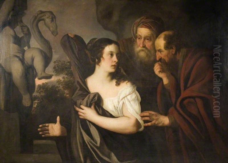 Susanna And The Elders Oil Painting by Peter Lely