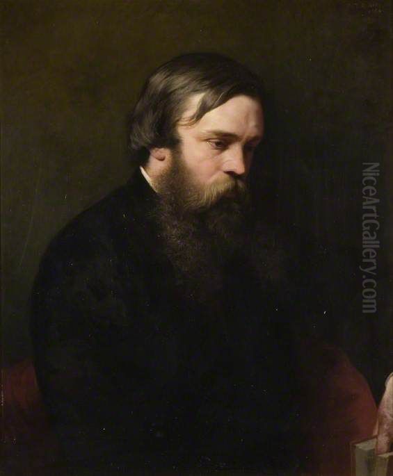 Portrait Of John Henry Chamberlain ( 1831-1883 ) Oil Painting by William Thomas Roden