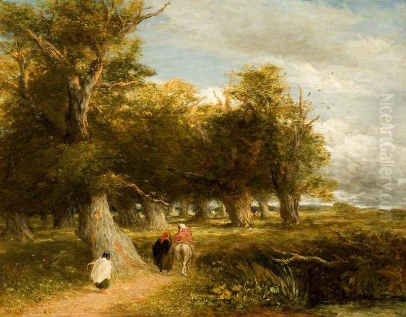 The Skirts of the Forest Oil Painting by David Cox Jr.