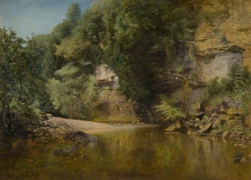 Leafy June Oil Painting by Alfred William Hunt