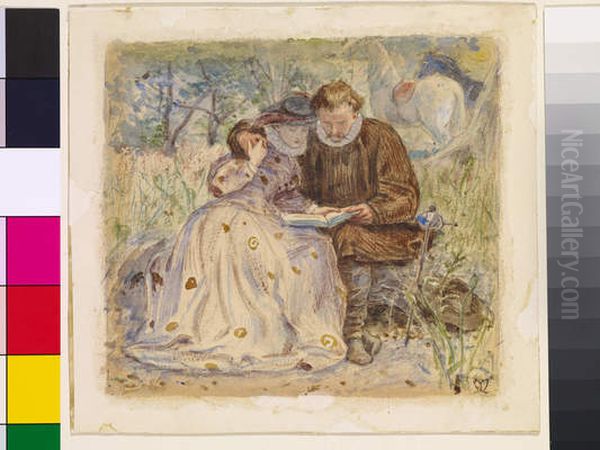 Sister Anna's Probation Oil Painting by Sir John Everett Millais