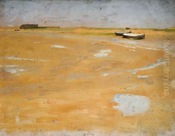 Shoreham-On-Sea, Sussex Oil Painting by Charles Gogin