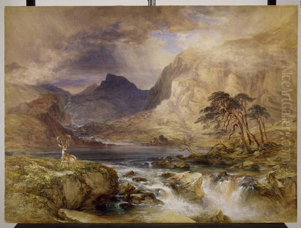 Near Brodick, Isle Of Arran, Scotland Oil Painting by William Andrews Nesfield