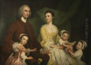 Dr Samuel Wathen With His Wife And Children Dr Samuel Wathen With His Wife And Children
