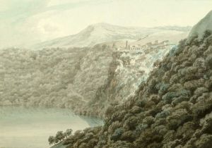 Lake and Town of Nemi